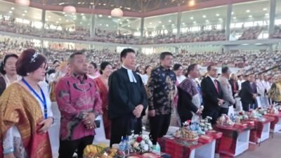Ribuan Umat HKBP Ikuti Perayaan Paskah Raya se-Regional Medan