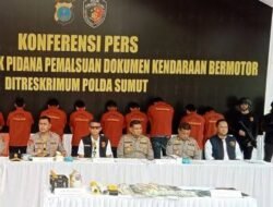 Polda Sumut Bongkar Sindikat Pemalsuan Dokumen Kendaraan, 25 Mobil Disita
