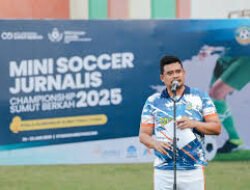 Buka Kejuaraan Mini Soccer Jurnalis Championship, Bobby Nasution Harap Lebih dari Sekadar Kompetisi