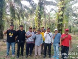 Ketum Satgas Nasional HMTN-MP Investigasi Tapal Batas Desa Mekar Jaya