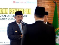 Bobby Nasution Lantik Dewas PD AIJ dan Direksi Perumda Tirtanadi