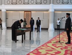 Gubernur Bobby Nasution Lantik 5 Pejabat Eselon II  *Erwin Hotmansah Harahap Kadis Kominfo