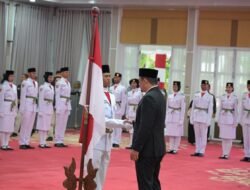 Gubernur Sumut Bobby Nasution Kukuhkan Paskibraka Sumut 2025