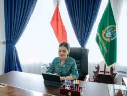 Kahiyang Ayu Ucapkan Selamat kepada Rafatul Mulkiyah Mathius Fakhiri sebagai Ketua PKK Provinsi Papua