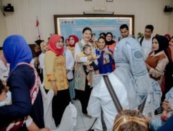 Cakupan Imunisasi Capai 94 persen, Kahiyang Ayu Apresiasi Antusiasme Warga Binjai