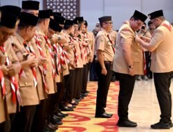 Bobby Nasution Lantik Pengurus Kwarda Sumut, Dorong Pramuka Berperan dalam Pemberantasan Narkoba   