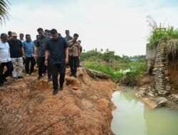 Bobby Nasution Tinjau Sungai Tukka, Pemerintah Siapkan Tanggul dan Sabo Dam Kendalikan Banjir