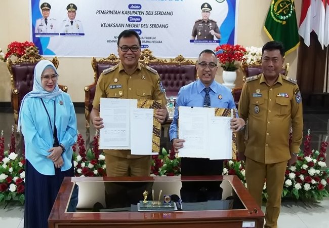 Pemkab dan Kejari Deli Serdang Jalin Kerja Sama Penanganan Masalah Hukum Bidang Datun