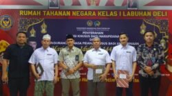Rutan Kelas 1 Labuhan Deli Serahkan Remisi Khusus Hari Raya Idul Fitri 1447 H Kepada Narapidana