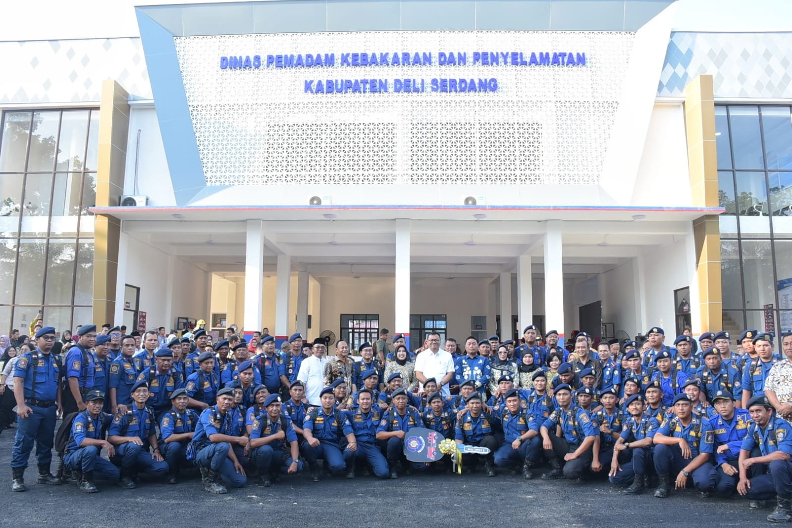 Bupati-Wabup Resmikan Kantor Damkar Deli Serdang