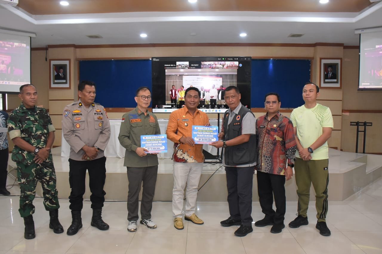 Pemkab Deli Serdang Terima Bantuan Stimulan Perbaikan Rumah Rusak