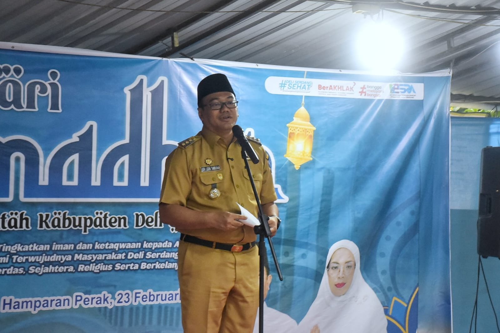 Hamparan Perak Kecamatan Pertama Dikunjungi Tim Safari Ramadan Pemkab Deli Serdang
