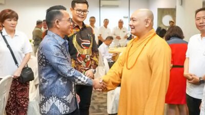 Pelantikan DPD Mahabudhi Sumut, Pemko Medan Dorong Sinergi Jaga Kerukunan Umat