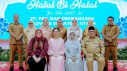 Pererat Silaturahmi Usai Ramadan, TP PKK Sumut Gelar Halalbihalal dan Siapkan Integrasi Kantor