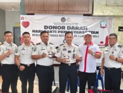 Rutan Kelas 1 Labuhan Deli Gelar Donor Darah Dalam Rangka HBP ke 62