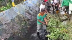 Kolaborasi TNI-AL, Dinas SDABMBK dan Kecamatan Medan Deli Gotong Royong Massal