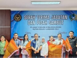 Momentum Penghargaan, Pisah Sambut Pejabat Eselon IV Rutan Kelas 1 Labuhan Deli