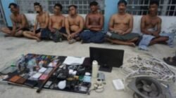 Pom Kodaeral I Gerebek Sarang Narkoba di Belawan, 7 Terduga Pelaku Diamankan