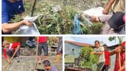 Antisipasi Curah Hujan Tinggi, Kecamatan Medan Deli dan Tim P3SU Gencarkan Pembersihan Saluran Air