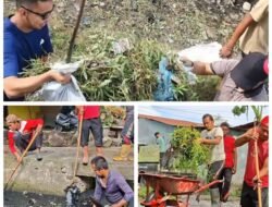 Antisipasi Curah Hujan Tinggi, Kecamatan Medan Deli dan Tim P3SU Gencarkan Pembersihan Saluran Air