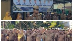M Aidiel Pimpin Apel Pagi Jajaran Kecamatan Medan Deli, Tegaskan Pentingnya Kebersihan
