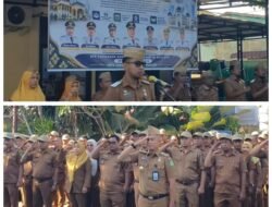 M Aidiel Pimpin Apel Pagi Jajaran Kecamatan Medan Deli, Tegaskan Pentingnya Kebersihan