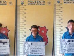 Polsek Medan Labuhan Berhasil Ungkap Kasus Curas dan Penadah,Tiga Pelaku Diringkus, Dua Lainnya Diburu