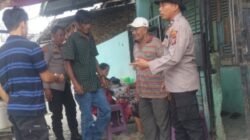 Ajak Masyarakat Aktif Jaga Kamtibmas, Sat Binmas Polres Pelabuhan Belawan Sambangi Warga Lorong Papan