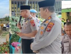 Kapolsek Medan Labuhan Pimpin Pelepasan Jenazah Aipda Maryaji