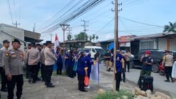 Polres Pelabuhan Belawan Lakukan Pengamanan Aksi Unjuk Rasa di Labuhan Deli