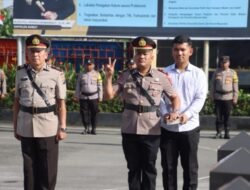 Kapolres Pelabuhan Belawan Pimpin Upacara Serah Terima Jabatan Kapolsek Belawan