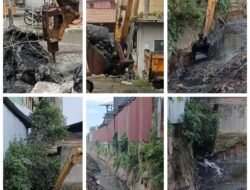 Gerakan Bersih Drainase, Wujud Komitmen Cegah Banjir di Kecamatan Medan Deli