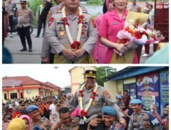 Sambut Kapolres Baru AKBP Aditya SP Sembiring, Polres Pelabuhan Belawan Gelar Acara Rangkaian Pisah Sambut