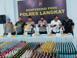 Polres Langkat Menuju Zero Narkotika, Kapolres Support Pemberantasan Semua Bentuk Barang Haram