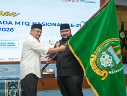 Bobby Nasution Lepas Kafilah Sumut ke MTQ Nasional 2026 di Semarang