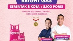 Pertamina Patra Niaga Regional Sumbagut Ajak Masyarakat Ramaikan Rekor MURI Memasak dengan Bright Gas