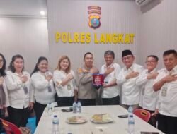 Audiensi ke Kapolres Langkat, MPKW Sumut-Aceh Dorong Kebangkitan Sekolah Kristen