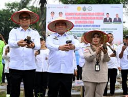 Peluncuran Kampus Mandiri Pangan, Pj Sekdaprov Sumut Dorong Perguruan Tinggi Jadi Contoh Pemanfaatan Lahan
