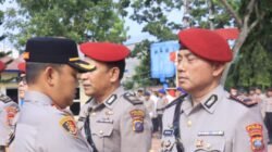 Kapolres Langkat Pimpin Sertijab Kasat Reskrim, Kasat Narkoba dan Kapolsek